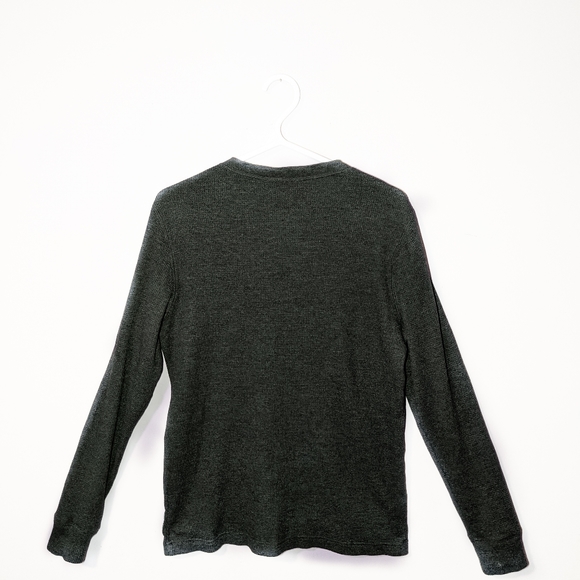 KARBON GREEN LONG SLEEVE 3 BUTTON MEN'S SWEATSHIRT - Picture 6 of 7